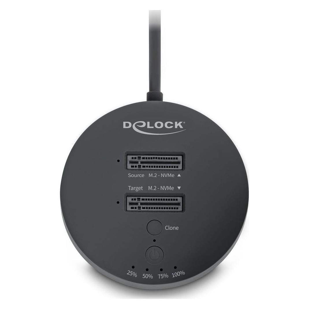Delock USB 20 Gbps M.2 Dockingstation für 2 x M.2 NVMe PCIe (64364)