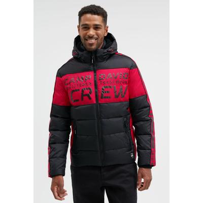 Winterjacke CAMP DAVID, Herren, Gr. M, schwarz, Steppware, Material Oberstoff: 100% Polyamid, Futter Rumpf: 100% Polyamid, Futter Ärmel: 100% Polyester, Füllung: 100% Polyester, Material Kunstpelz: 100% Polyester, regular fit normal, eingesetzt...
