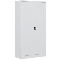 CEHA Schwerlast Werkstatt- und Lagerschrank 1945 x 1000 x 665 mm mit 4 Fachböden 150 kg Tragkraft | RAL7035 lichtgrau