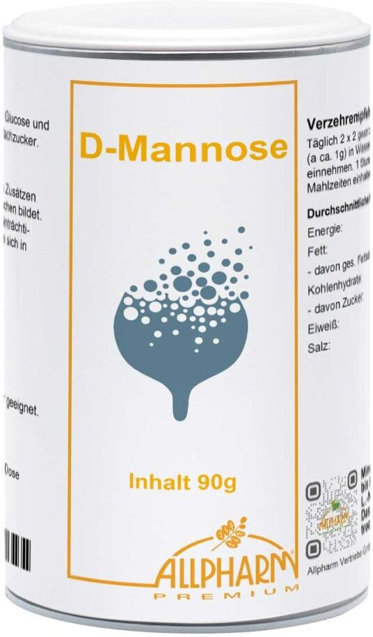 D-Mannose Allpharm Premium Pulver 90g