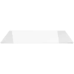Funkenschutzplatte Rechteck 100x70cm - Klarglas mit Dichtlippe