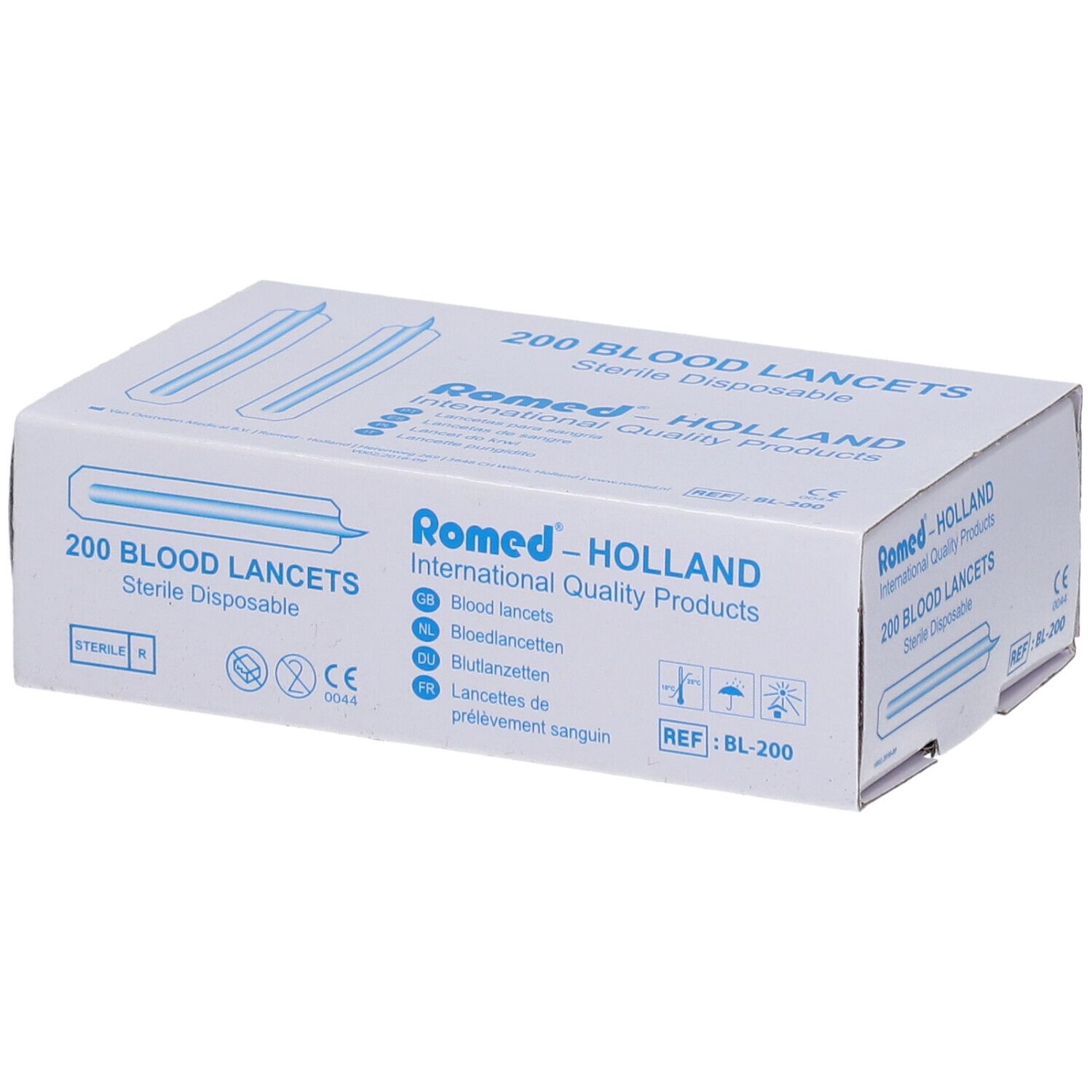 Blutlanzetten steril einzeln 200 St Lanzetten