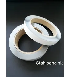 Magnet-Stahlband 20 mm Haftfläche für Magnetbänder, silber