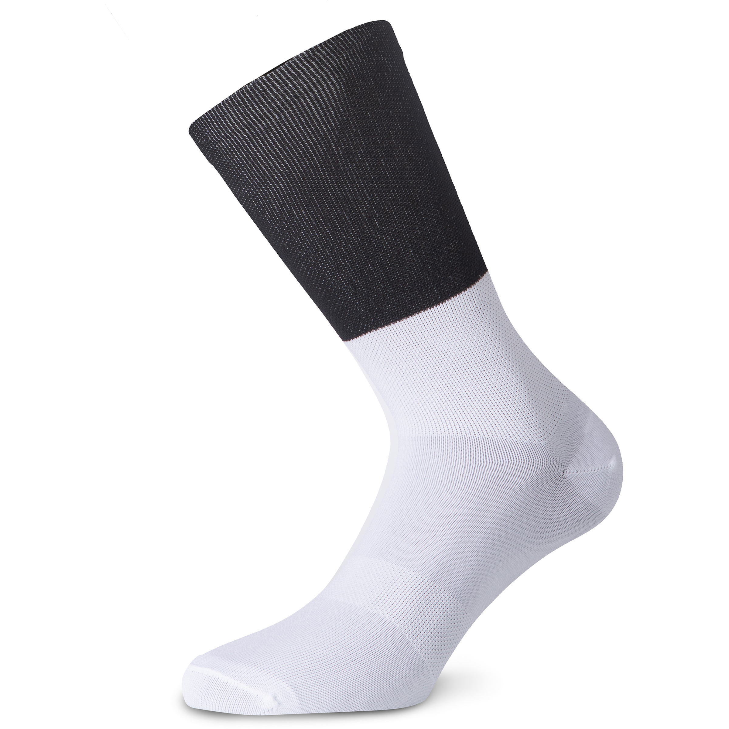 Bergzeit Basics Jeuf Train Logo Fahrradsocken schwarz Größe 43 Mountainbike | Rennrad | Gravel Elastisch
