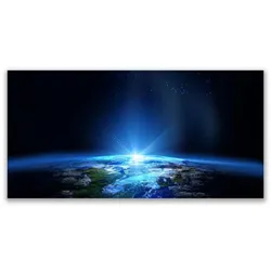 LEINWANDBILD 140x70 cm Planetenhorizont