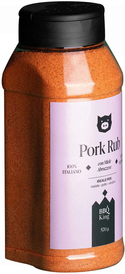 BBQ King Pork Rub (570 g) - Condimento per BBQ