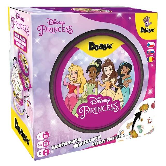 Asmodée BLACKFIRE Dobble Disney Prinzessinnen (2 - 8 Spieler) (ASDOBDP07CSSKRO)