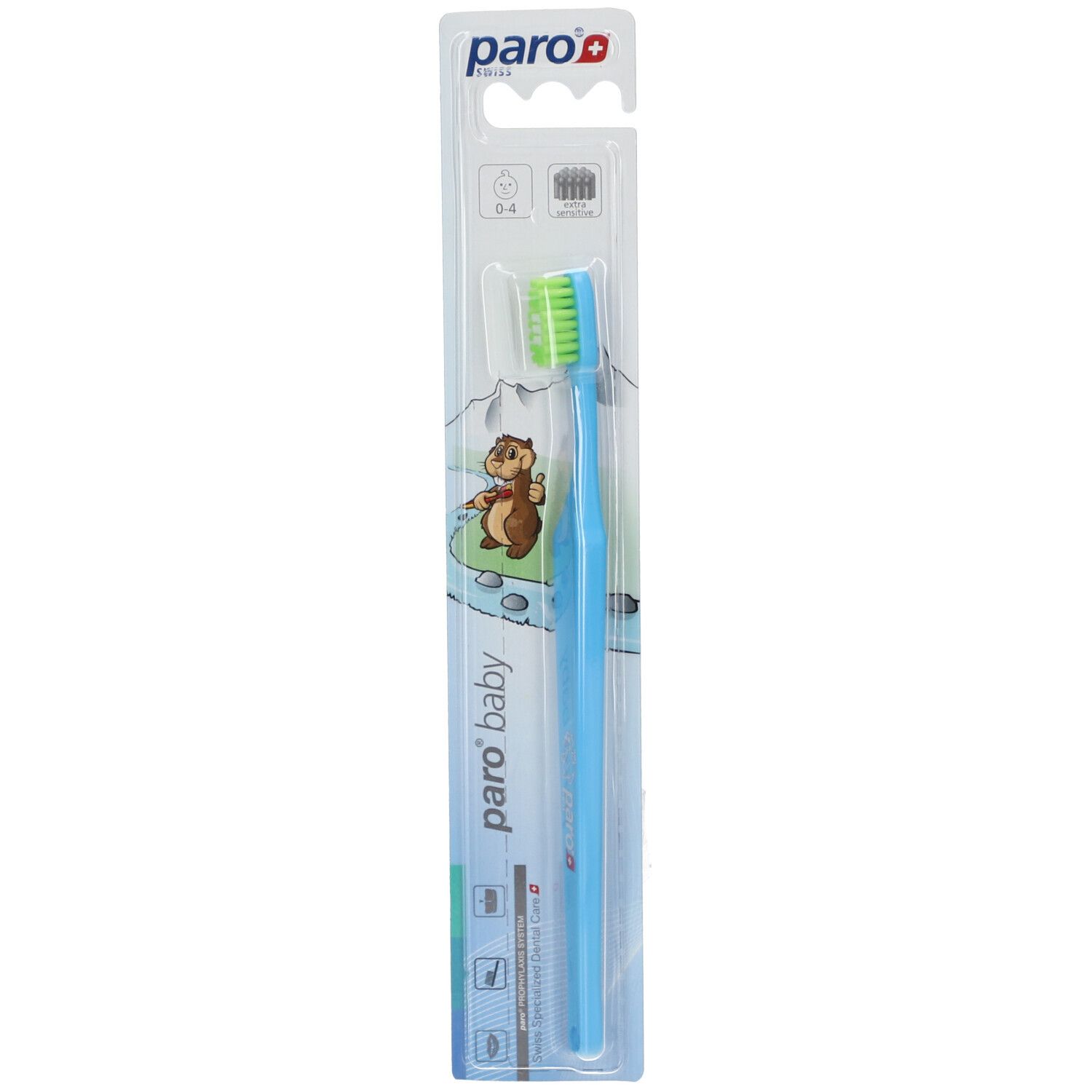 Paro baby Kinderzahnbürste ultrasoft 0-4 Jahre 1 St Zahnbürste