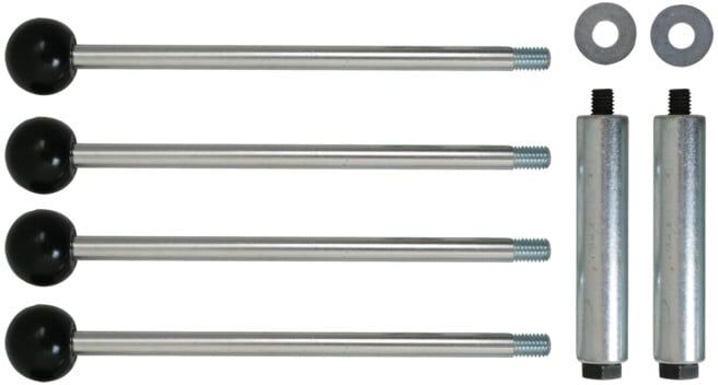 Jeu de tiges de guidage et de pression pour bouclier avant pour VAG, 6 pcs. ; KS Tools (400.2075)