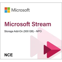 Microsoft Stream Storage Add-On (500 GB) - NPO (NCE)