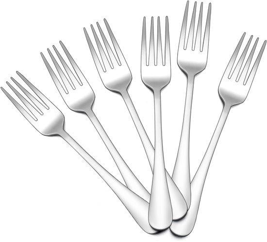 Benza Set van 6 Roestvrijstalen Vorken, 20,5 cm