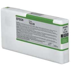 Epson Original UltraChrome Druckerpatrone grün 200ml (C13T653B00)