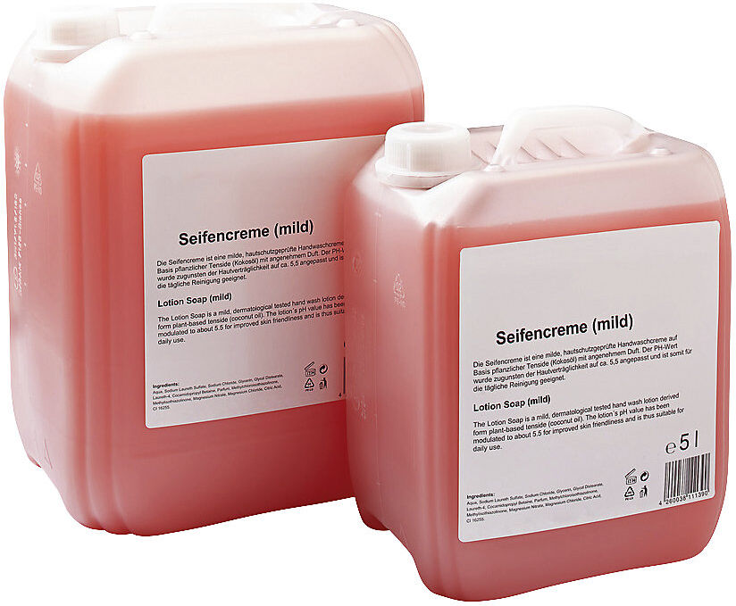 kaiserkraft Seife flüssig, 5 Liter, pink, ab 10 Stk