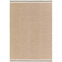 benuta Pop Wollteppich Karla Beige 120x170 cm - Naturfaserteppich aus Wolle