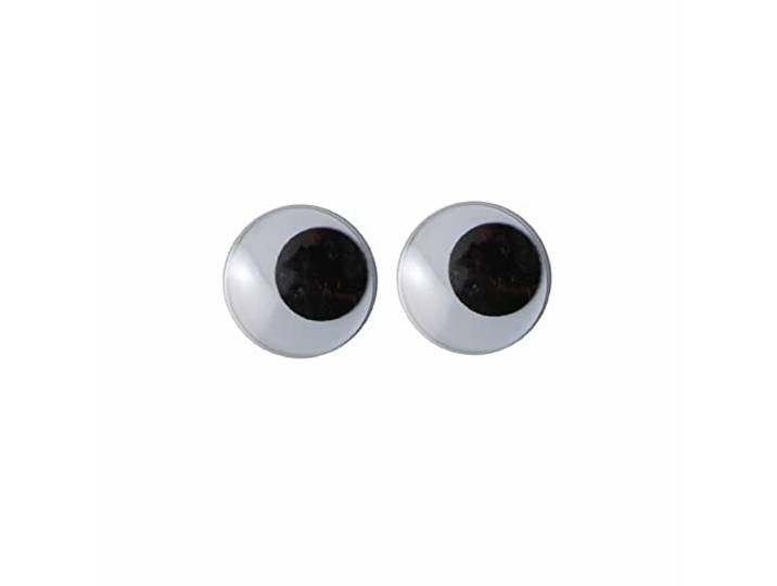 Vaessen Creative Zelfklevende Wiggle Googly Oyes, Zwart/Wit, One Size