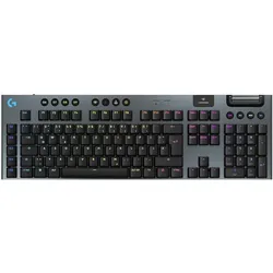Logitech G915 X LIGHTSPEED (DE, Kabelgebunden, Kabellos), Tastatur, Schwarz