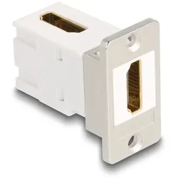 Delock Panel Mount HDMI Buchse zu Buchse 90° gewinkelt 8K 60 Hz konisch