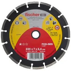 Fischer Diamanttrennscheibe SES 2,4/230 geteilt - 512857