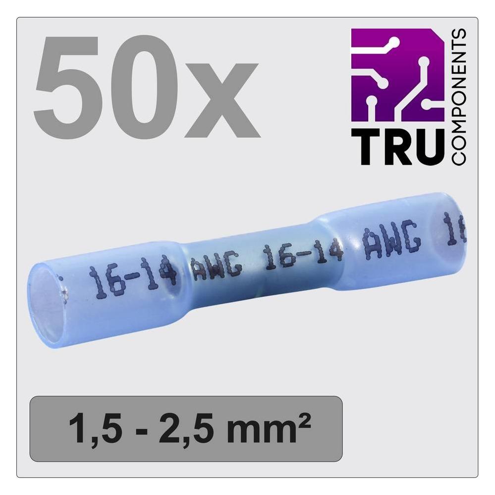 Tru Components TC-12888404 Stossverbinder mit Schrumpfschlauch 1.5 mm² 2.5 mm² Vo (TC-12888404)