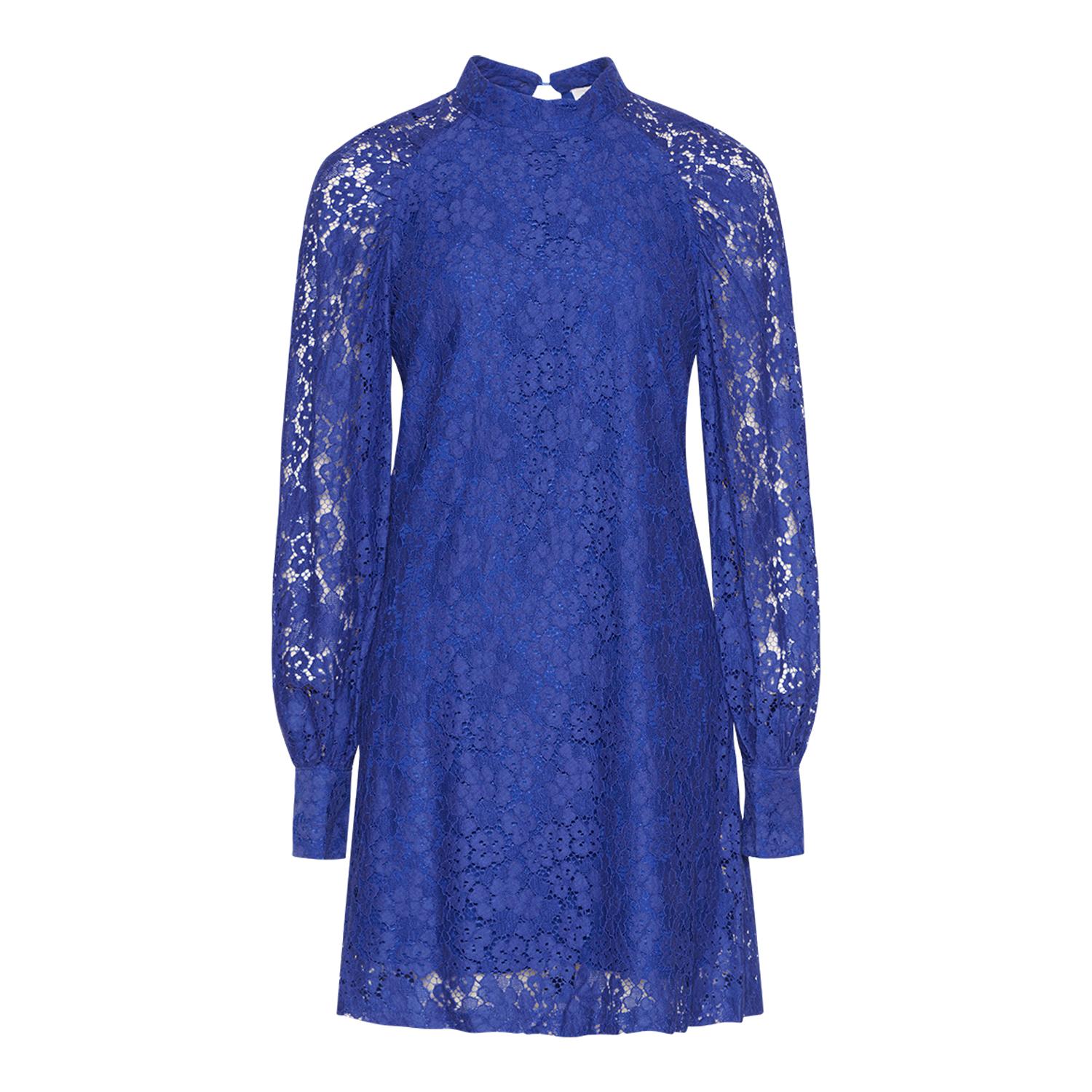 Karen Kurzes Kleid in Blau