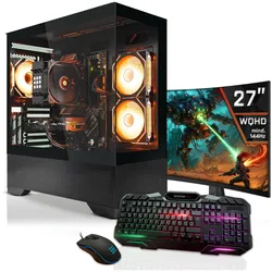Systemtreff Gaming PC G255147 (1000 GB, 32 GB), PC, Schwarz
