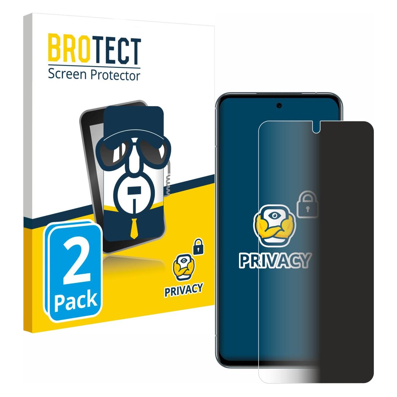 Brotect Sichtschutzfolie Anti-Spy Privacy Folie Blaulicht-Schutz (Vivo X30) (4345757)