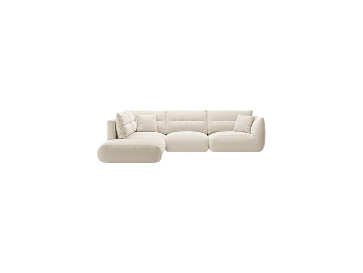7-Sitzer Design Ecksofa „Maurie“ Strukturstoff Ivory CXL by Christian Lacroix