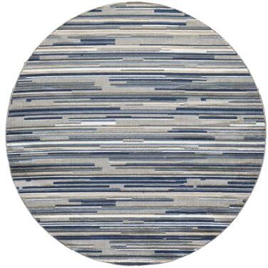 Domani Napa Ombre Textured Stripe Indoor/ Outdoor Rug