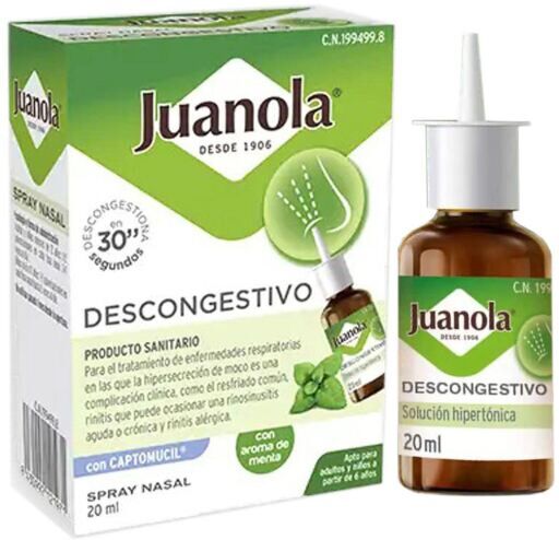 Juanola Decongestant Nasal Spray 20 ml