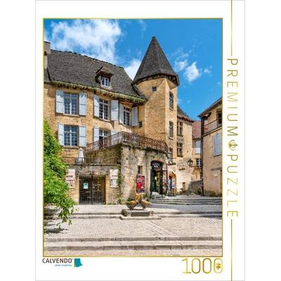 CALVENDO Puzzle Sarlat-La-Canéda mit seiner charmanten, historischen Altstadt | 1000 Teile Lege-Größe 64x48cm Foto-Puzzle für glückliche Stunden