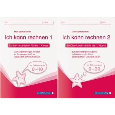 Ich kann rechnen 1 und 2 - Schülerarbeitshefte für die 1. Klasse, Gebundene Ausgabe von Sternchenverlag GmbH,Katrin Langhans, Sternchenverlag,