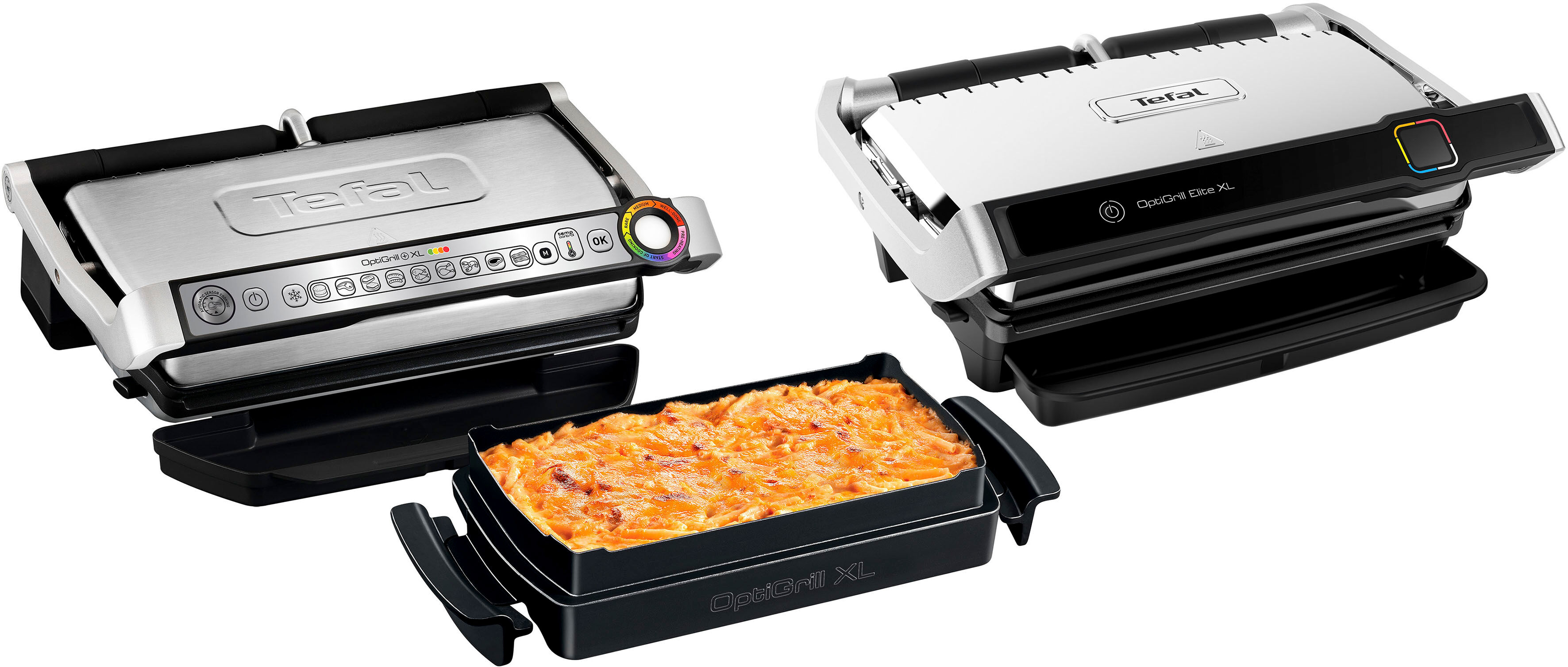 Tefal Backeinsatz "XA7278 OptiGrill+ XL", schwarz, B:23,7cm H:14,9cm T:53,6cm, Küchenmaschinen-Einsätze, Backschale, Zubehör für alle OptiGrill XL Modelle, 2L Fassungsvermögen, Backeinsatz schwarz Einheitsgröße
