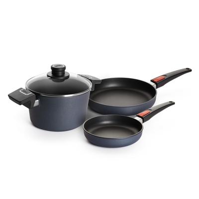 Pfannen-Set WOLL "MADE IN GERMANY - Diamond Lite", schwarz, Ø:24cm, Pfannen, Induktion