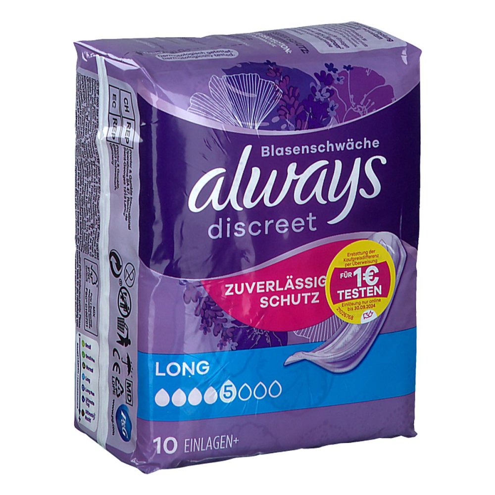 Halajot Einkaufs OHG Always discreet Inkontinenz Binden long 11642782