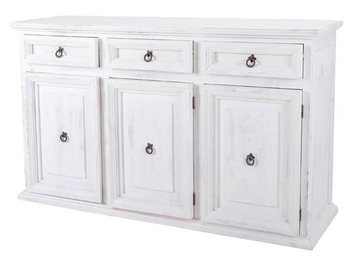 1a Direktimport Sideboard Anrichte Sidebord Pinie Weiß Antik Landhaus Massivholz Mexico