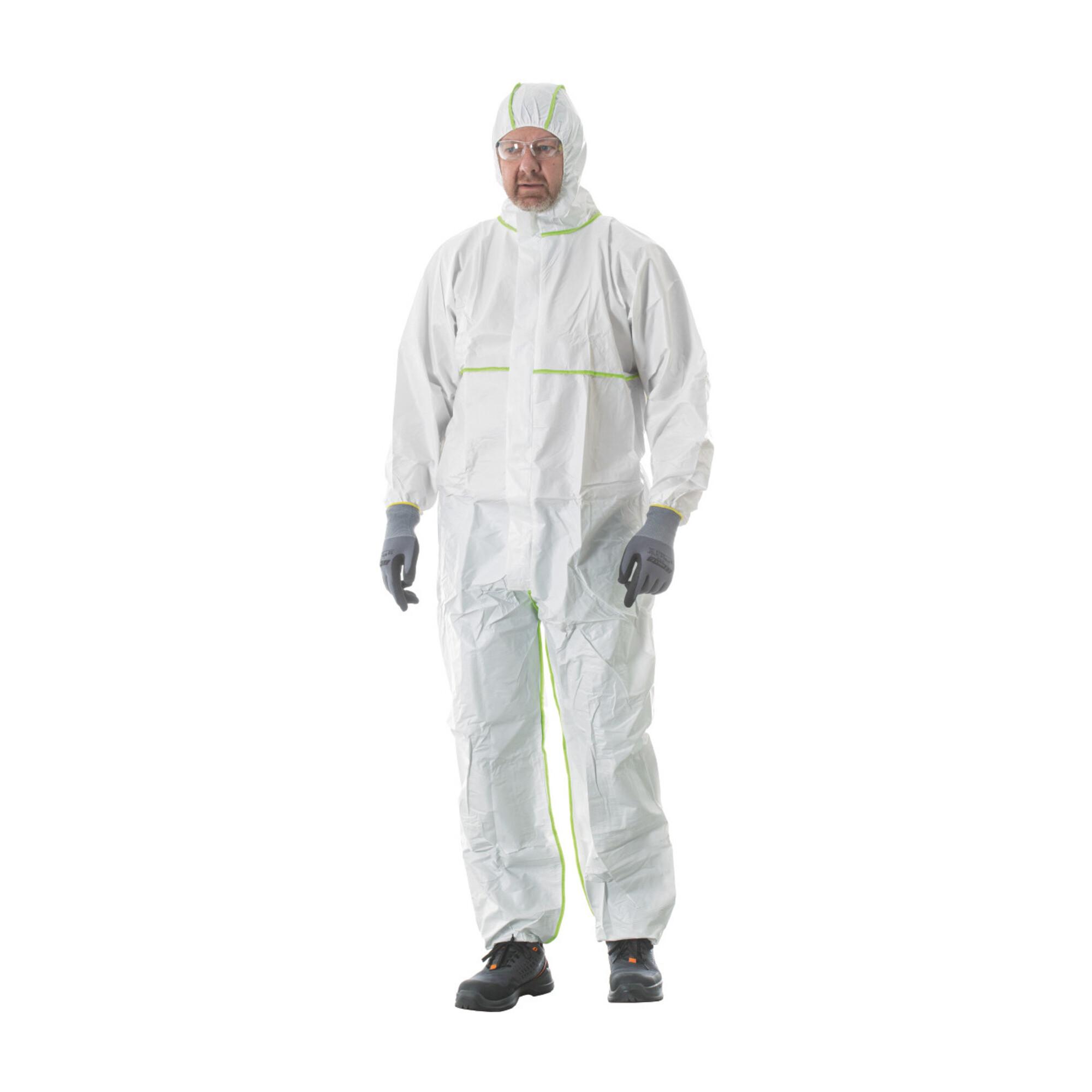 HOLEX Schutzoverall Typ 4/5/6, weiß, Unisex-Größe: L (098395 L)