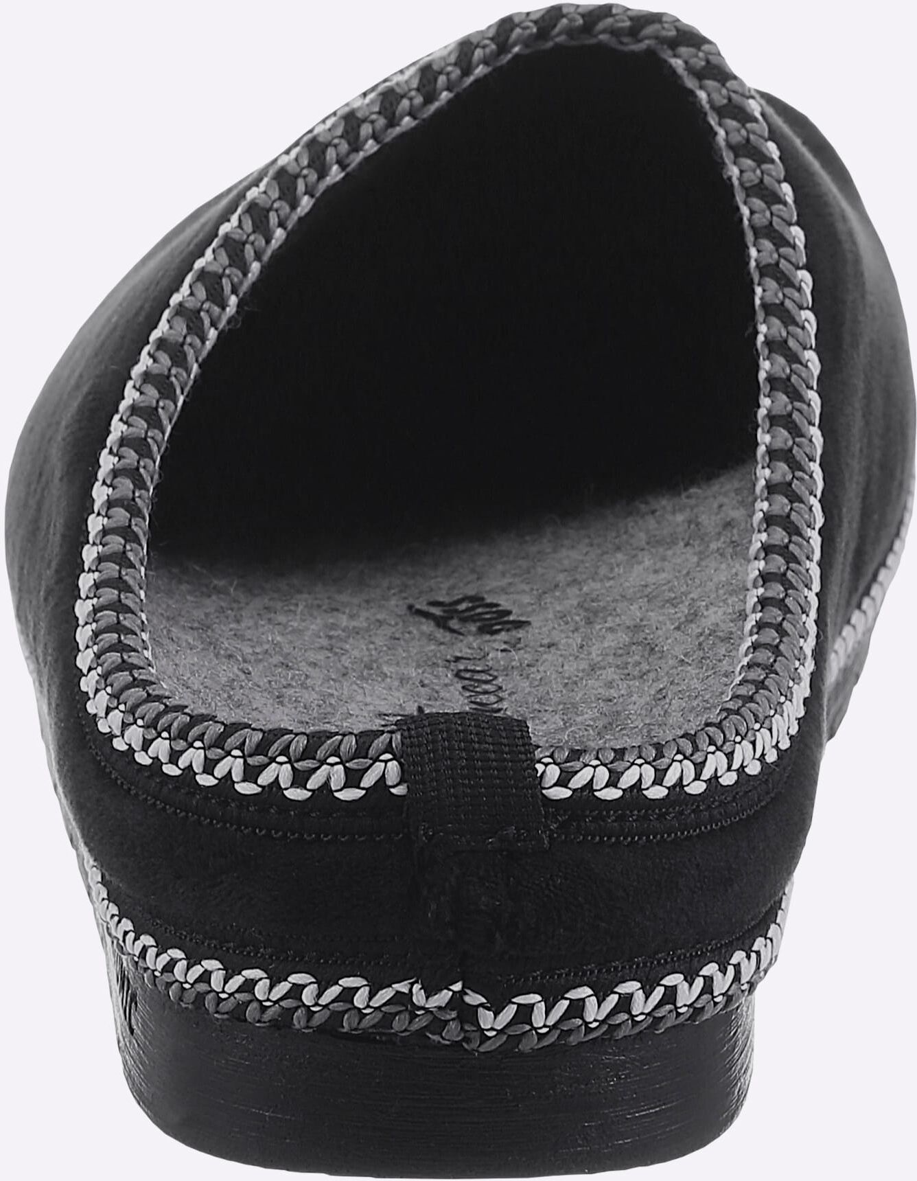 Pantoffel CASUAL LOOKS, Damen, Gr. 39, schwarz, Textil, Schuhe Pantoffel