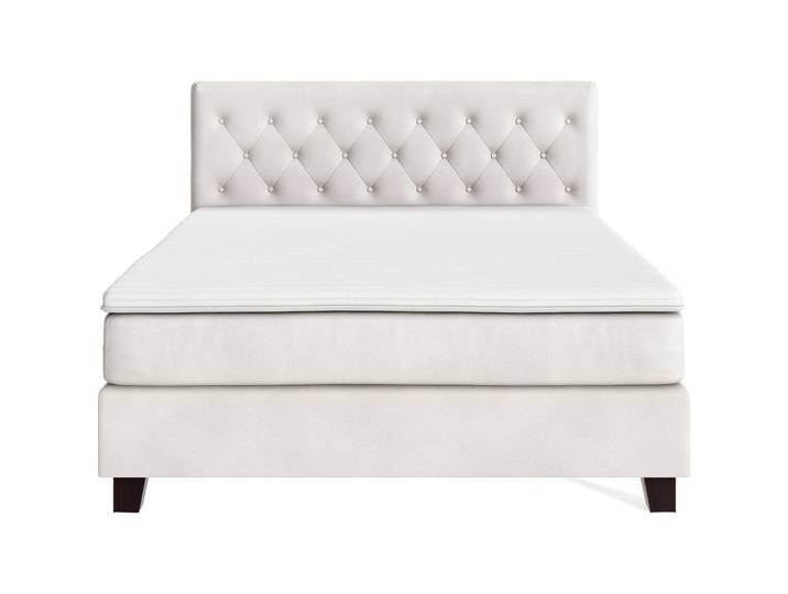 Boxspringbett Cloud Beige Stoff 160 x 200 cm - Möbel Konfigurator: Traummöbel individuell zusammenstellen
