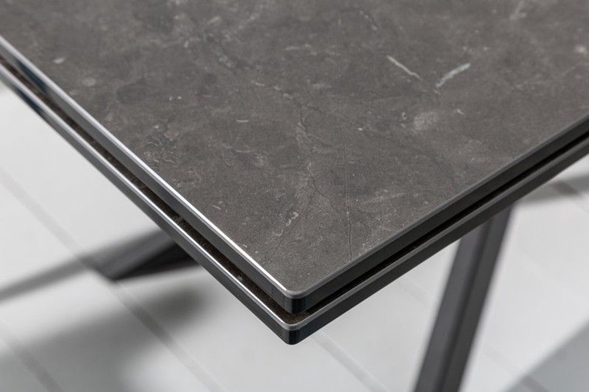 Invicta Interior Uitschuifbare eettafel Euphoria met grafietkeramiek 180-220-260 cm
