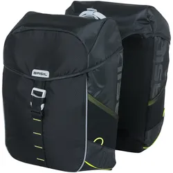 Basil Miles Doppelpacktasche black lime 32 Liter wasserdicht