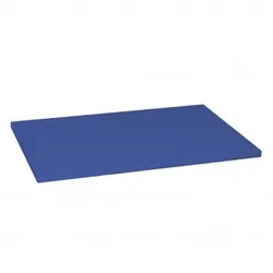 Blaues Teflon-Schneidebrett 60 x 40 x 2 cm, Polyethylen