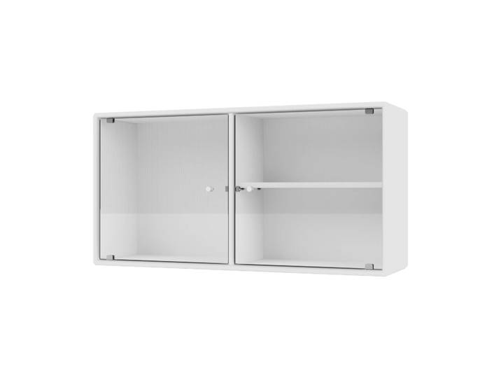 Montana Ripple I Vitrinenschrank 69,6x35,4x20 cm NewWhite