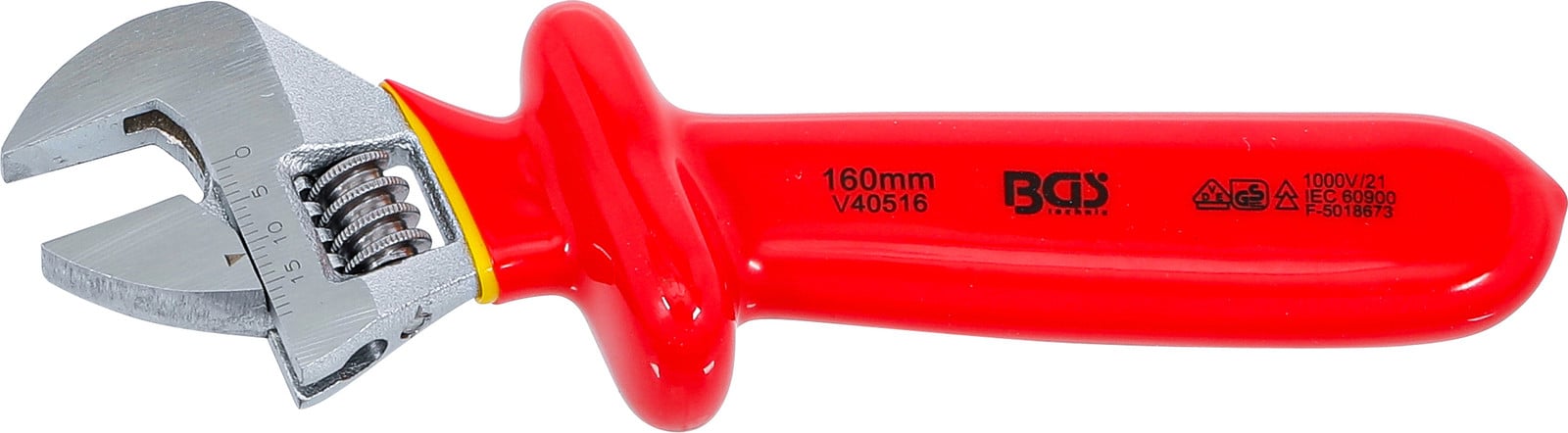 BGS Technic verstelbare moersleutel 200 mm