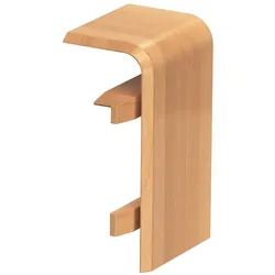 OBO 6199186 Stoßstellenabdeckung 50mm, PVC, buche  - 10 Stück