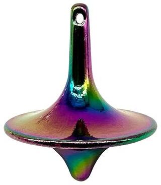 DynamicDeals Totem Metal Spinning Top Gyroscope Fidget Toy For Stress Relief & Desk Focus multicolor