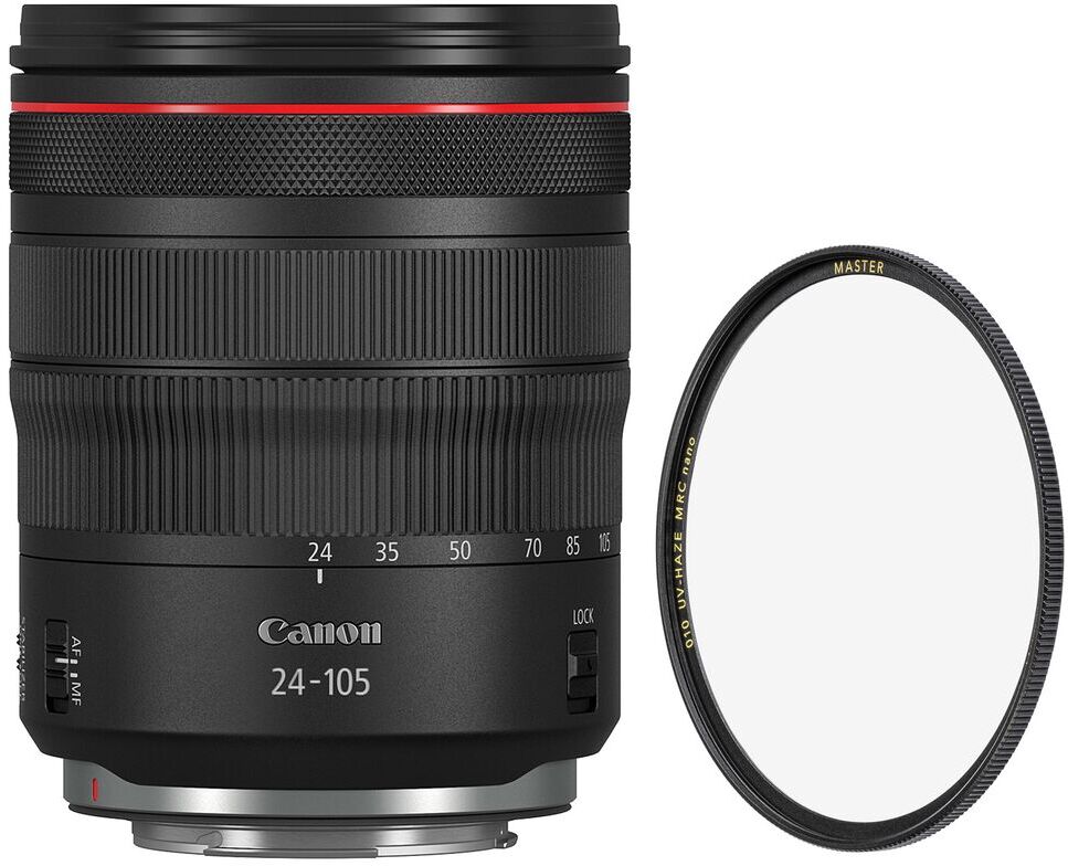 Canon RF 24-105mm f/4.0 L IS USM + UV-FILTER MRC nano MASTER