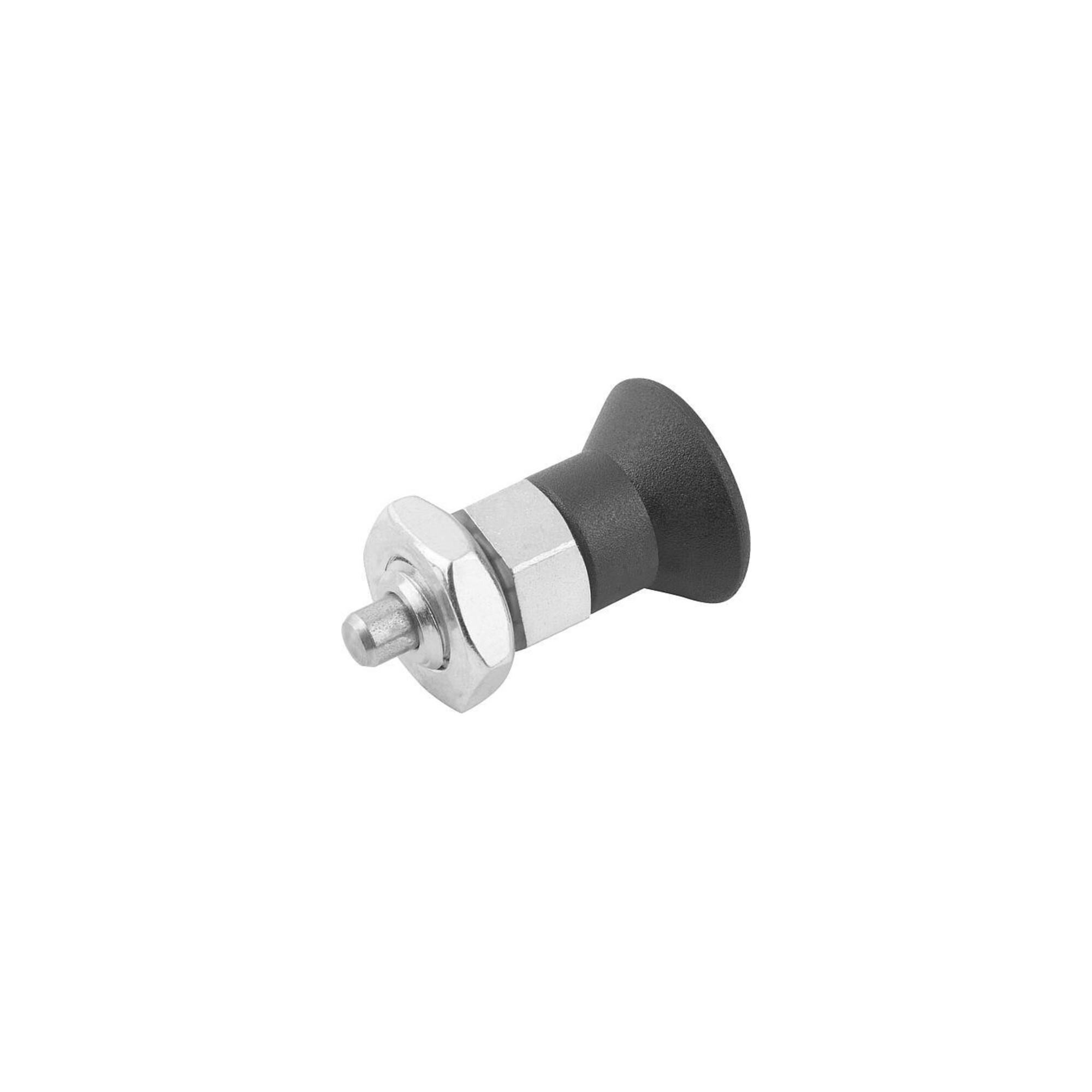 KIPP Arretierbolzen ECO kurze Variante Gr.3 D1=M12 D=8 Form B O (K0748.02308120)