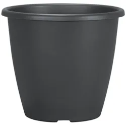 Geli Nevada Blumentopf Ø 31,5 cm Anthrazit Pflanzkübel wetterfest 13L rund