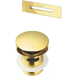 Deante, Stöpsel, Badewannenzubehör-Set - Stopper und Überlauf