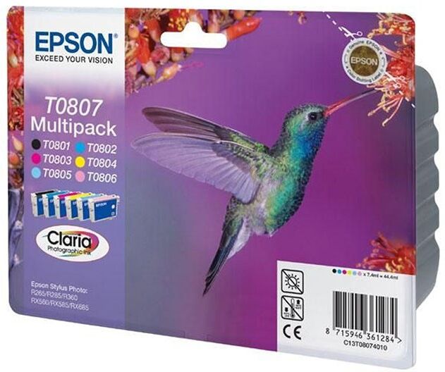 TINTEIRO EPSON T0807 MULTIPACK